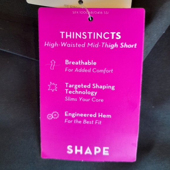 Spanx Midthigh Highwasited Shorts sz S/P - Picture 3 of 4